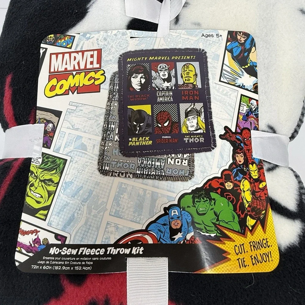 Marvel Comics No Sew Fleece Throw Kit 72